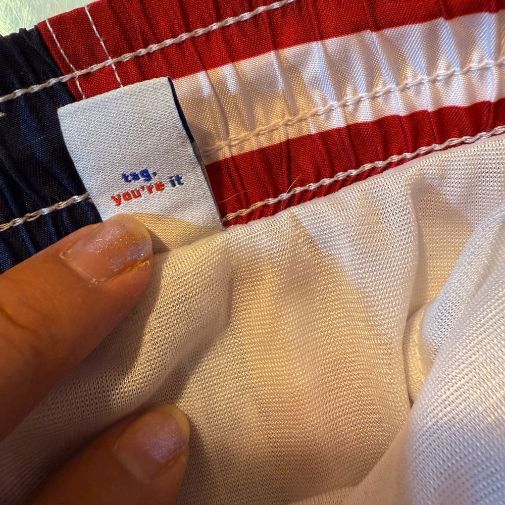 Patriotic Star and Stripe Boys Swim Shorts - Picture 9 of 13